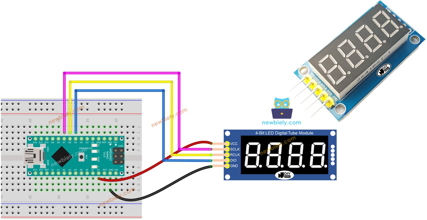 Arduino Nano 7-segment display