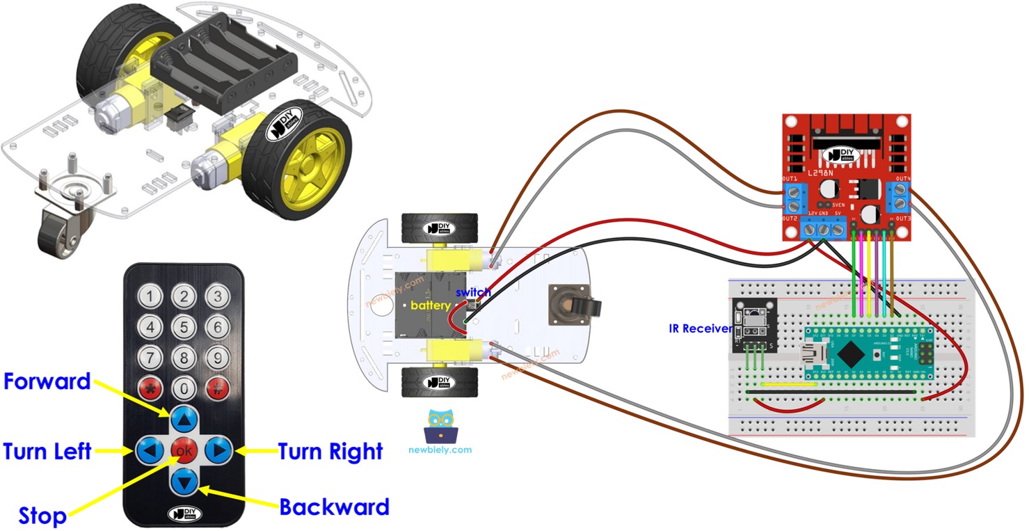 Arduino Nano Robot auto
