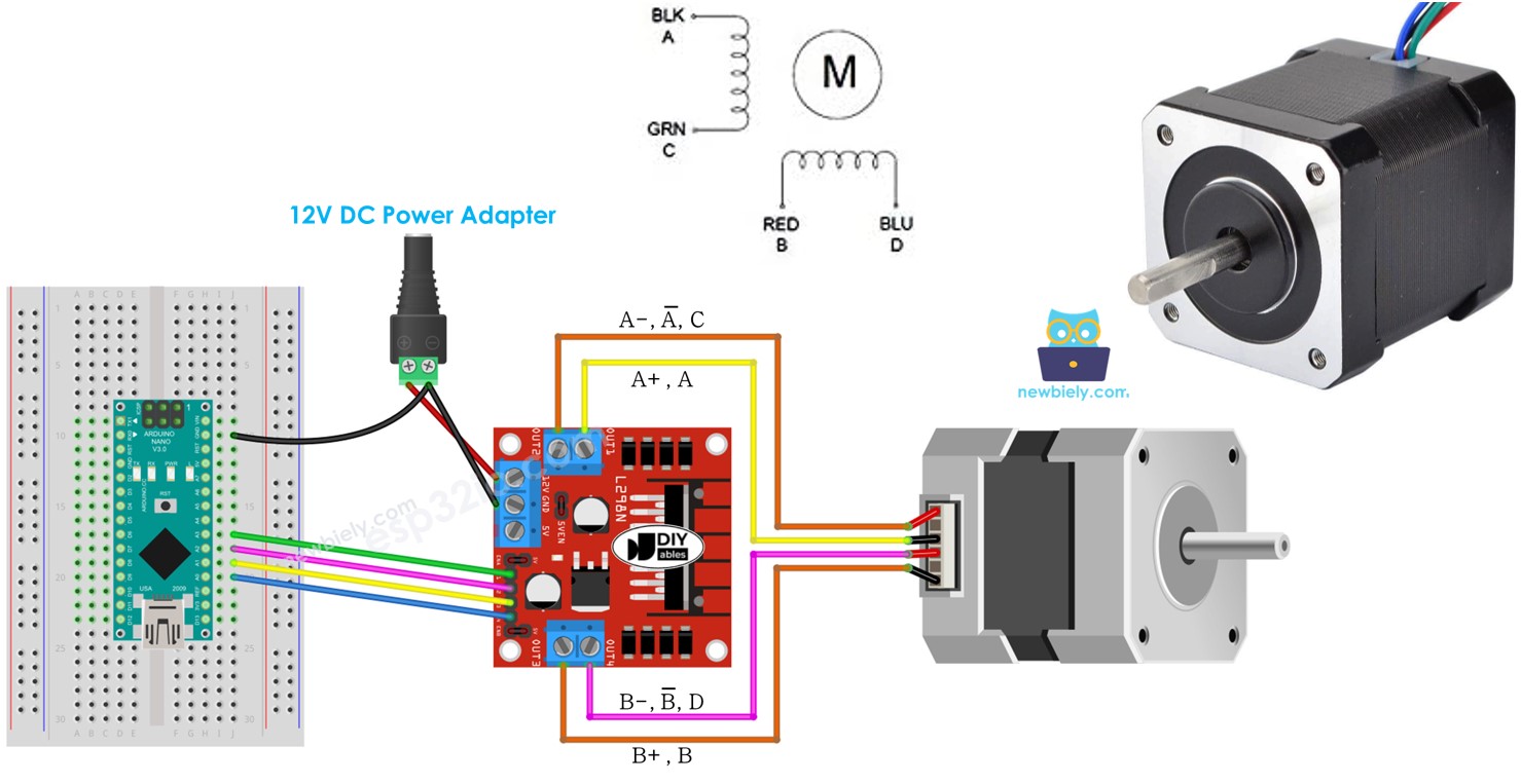 Arduino Nano Stappenmotor