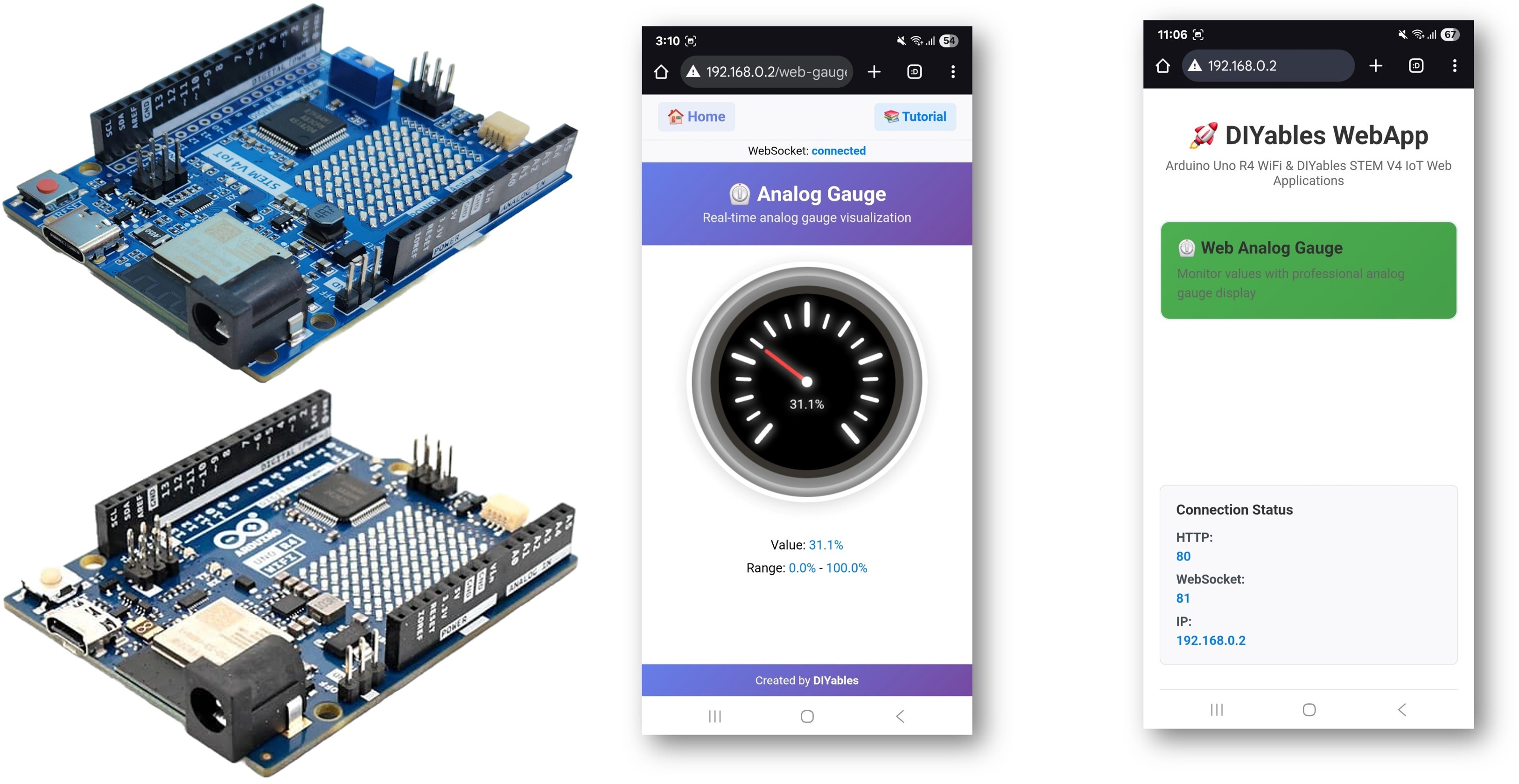 Arduino WebAnalogGauge Voorbeeld - Professionele Gauge Display Tutorial