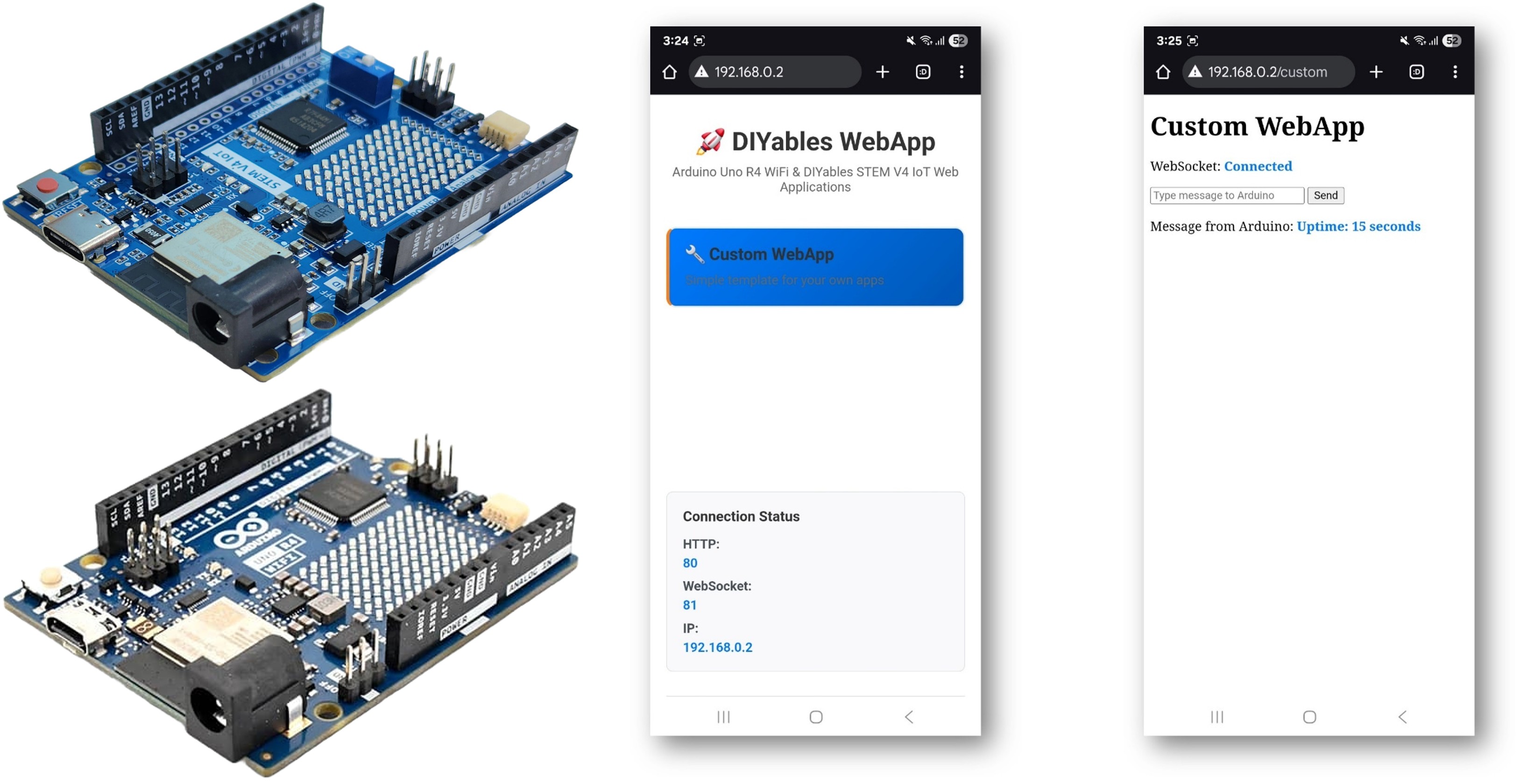 Arduino Custom WebApp Voorbeeld - Bouw Uw Eigen Web Interface Tutorial