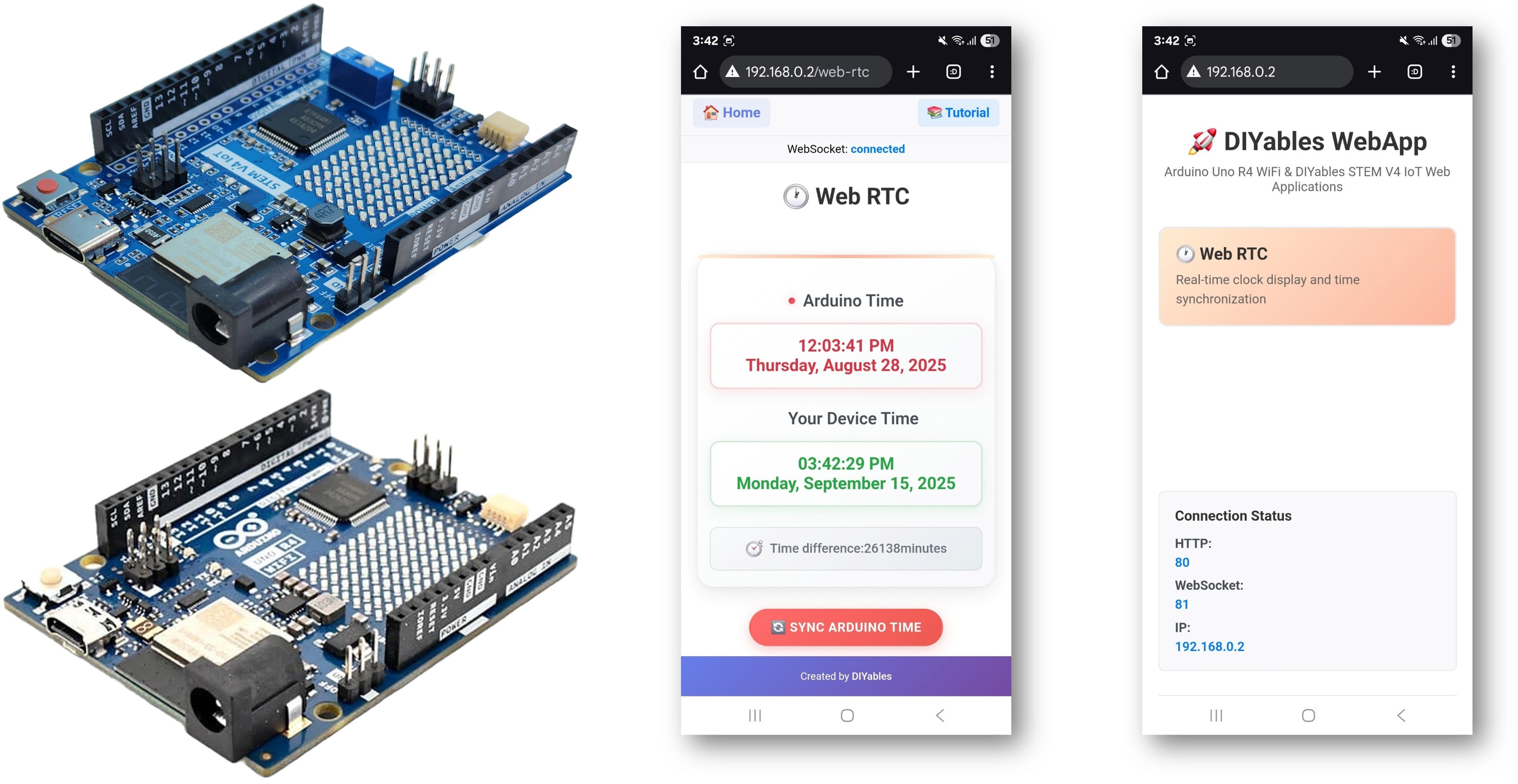 Arduino WebRTC Voorbeeld - Real-Time Clock Interface Tutorial