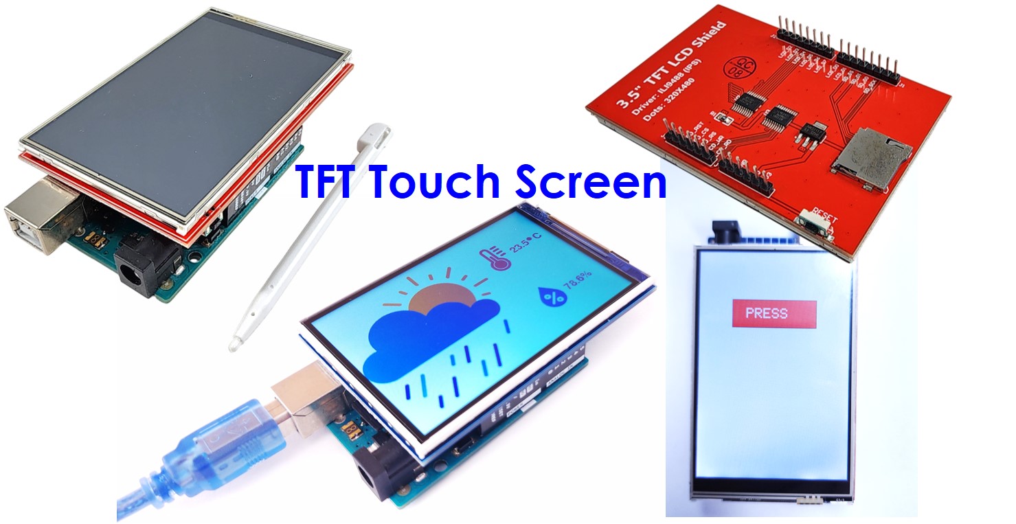 Arduino UNO R4 TFT LCD Touch display