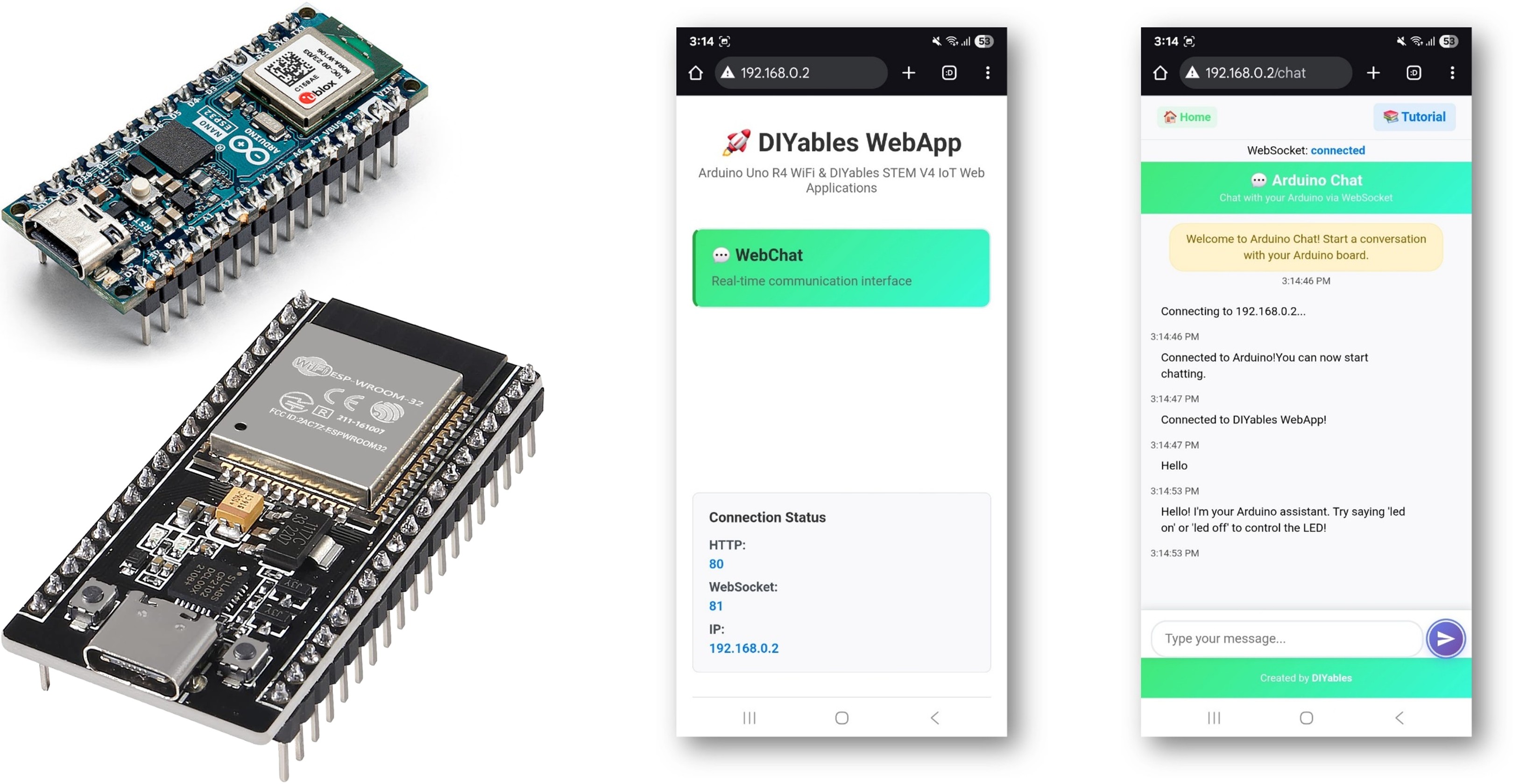 Arduino WebChat Voorbeeld - Interactieve Chat Interface Tutorial