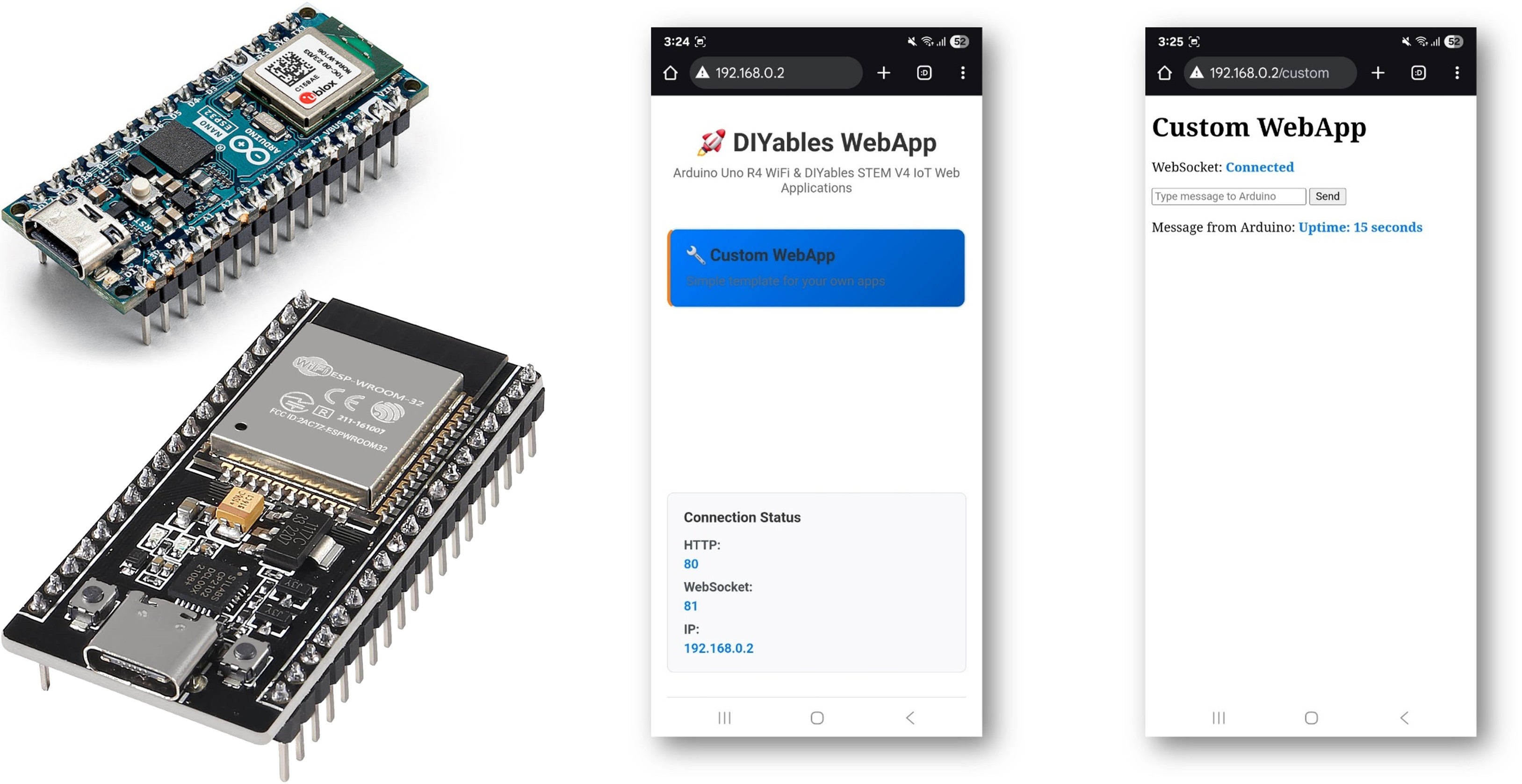 Arduino Custom WebApp Example - Build Your Own Web Interface Tutorial