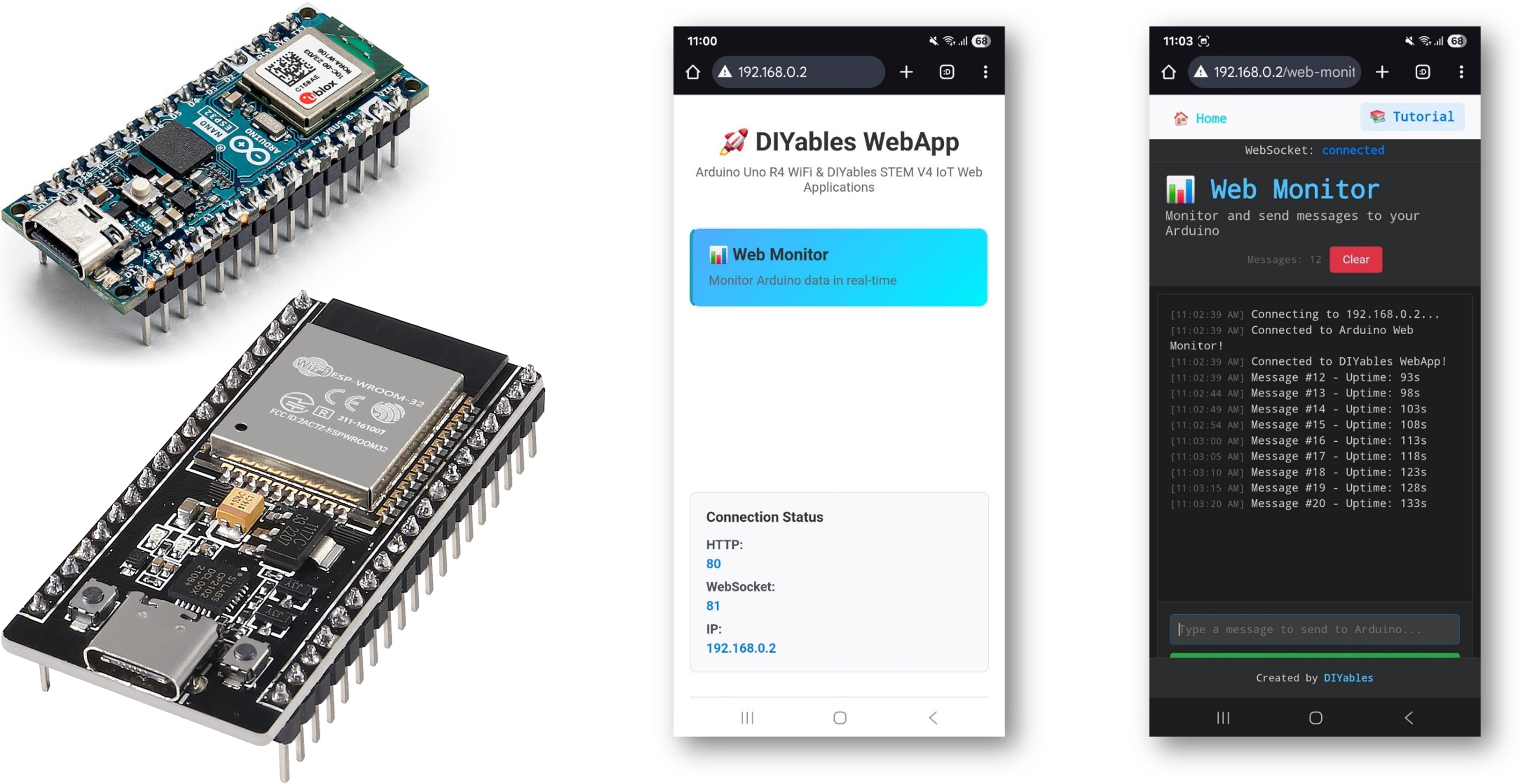 Arduino WebMonitor Voorbeeld - Webgebaseerde Seriële Monitor Handleiding