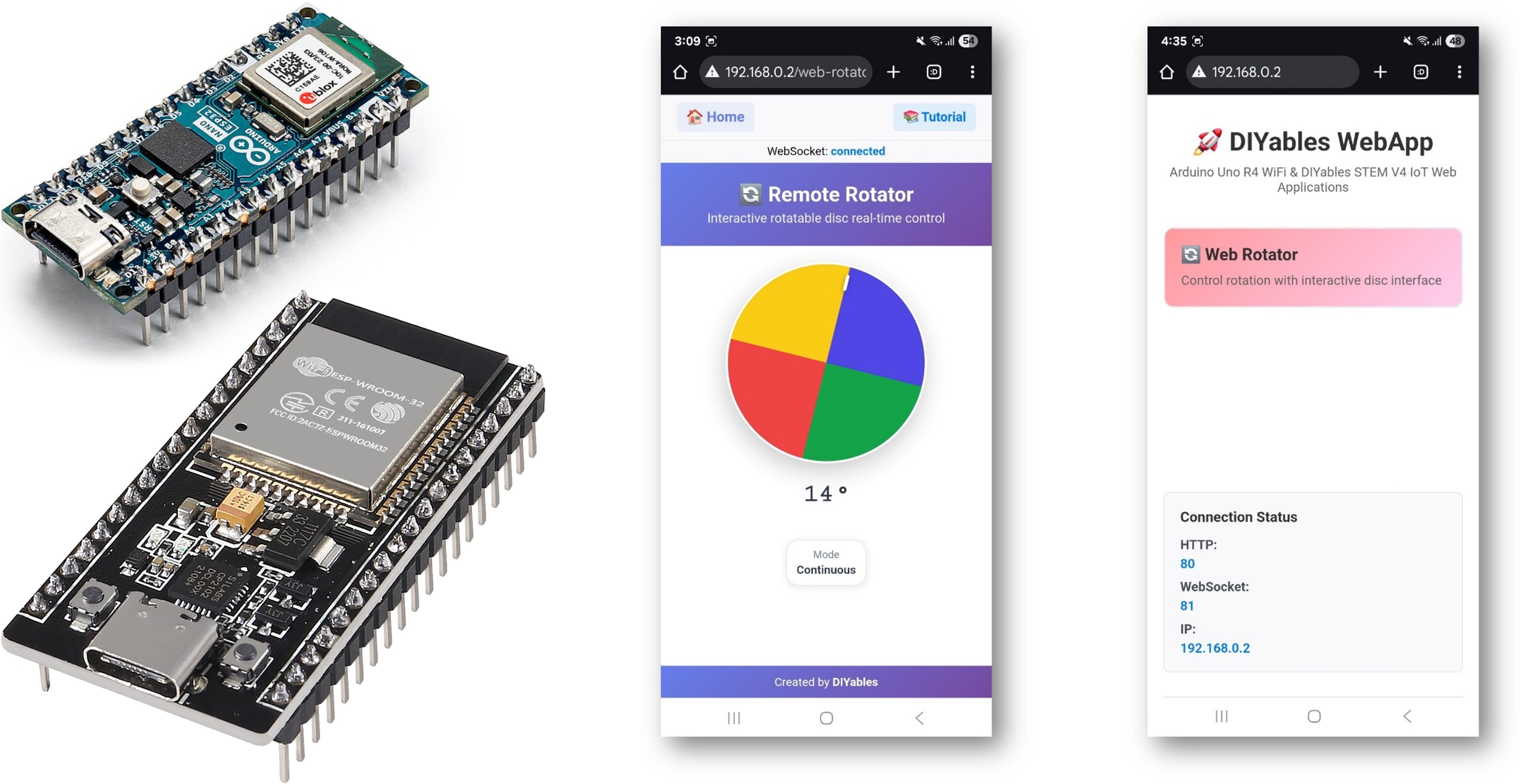 Arduino WebRotator Voorbeeld - Interactieve Rotatiebesturing Tutorial