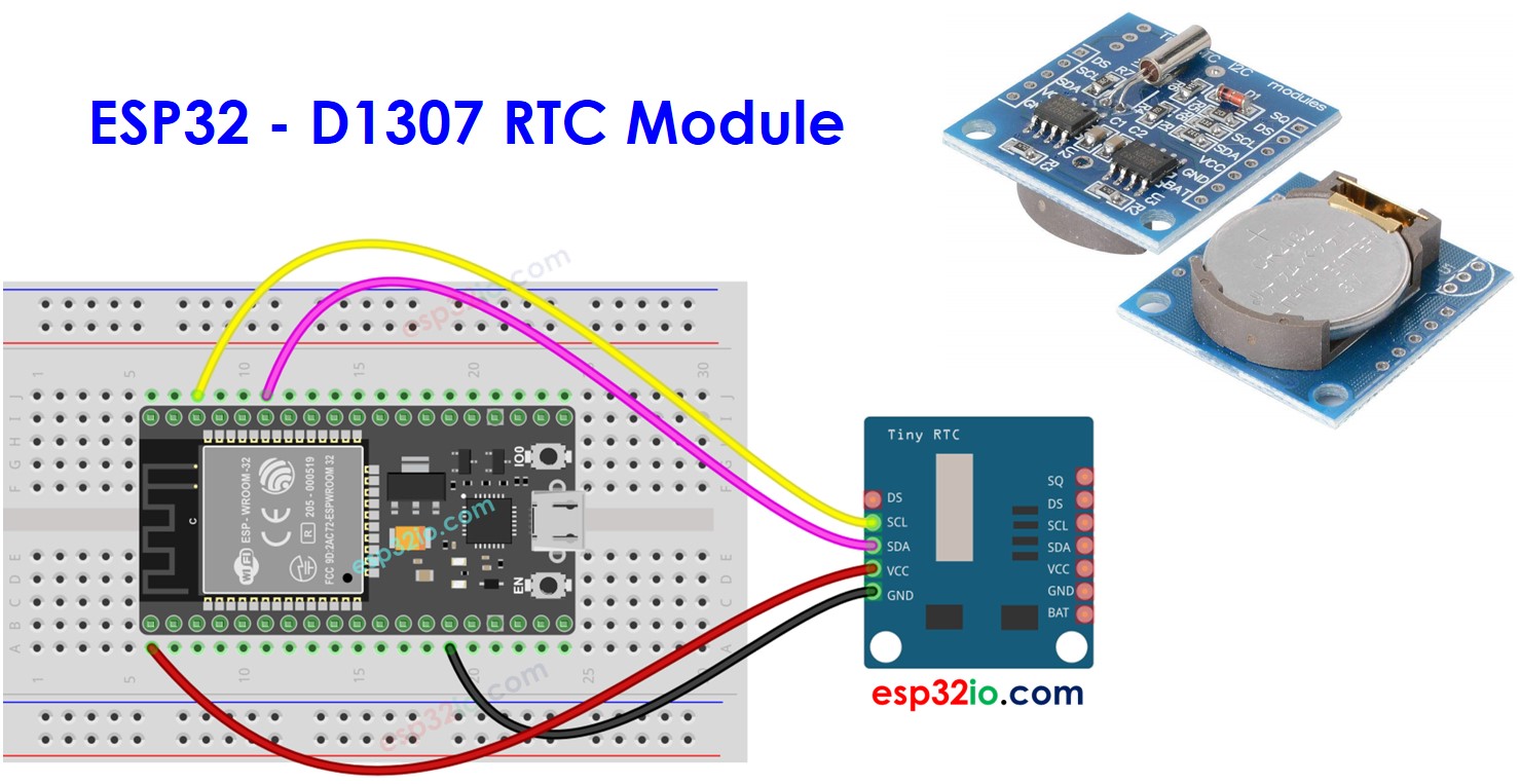 ESP32 Real-time klok