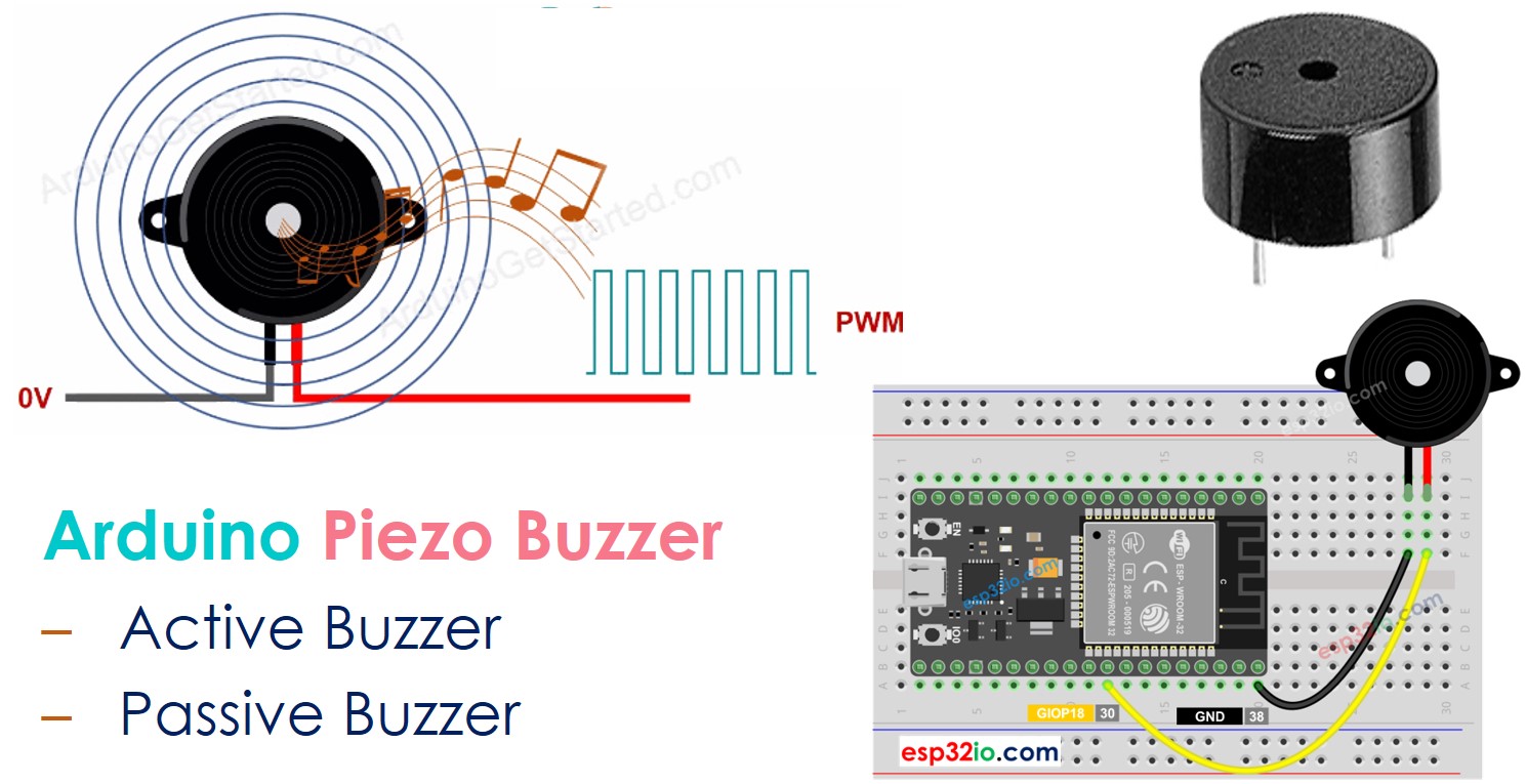 ESP32 Piëzo zoemer