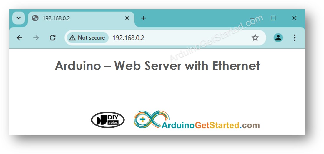 Arduino Ethernet Web Server