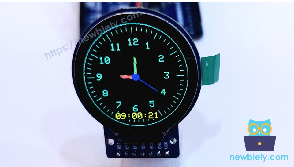 Arduino Nano Round Circular TFT LCD Display Screen display Clock Watch