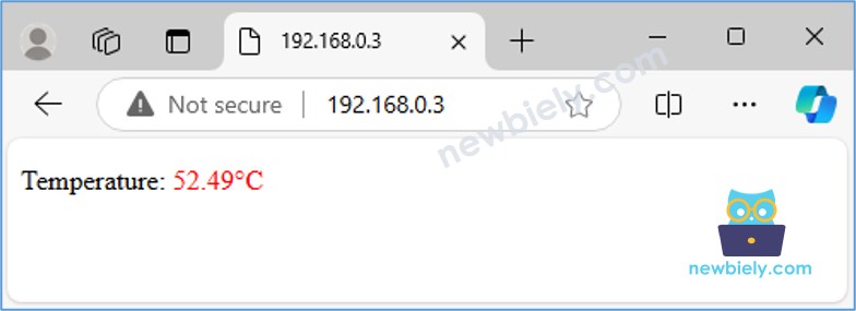 Arduino Nano webserver monitoring