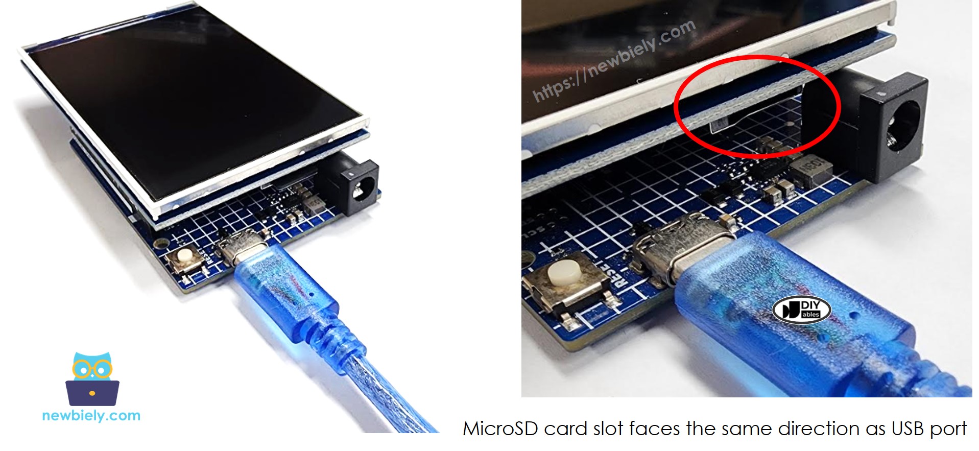 Arduino UNO R4 TFT LCD wiring diagram