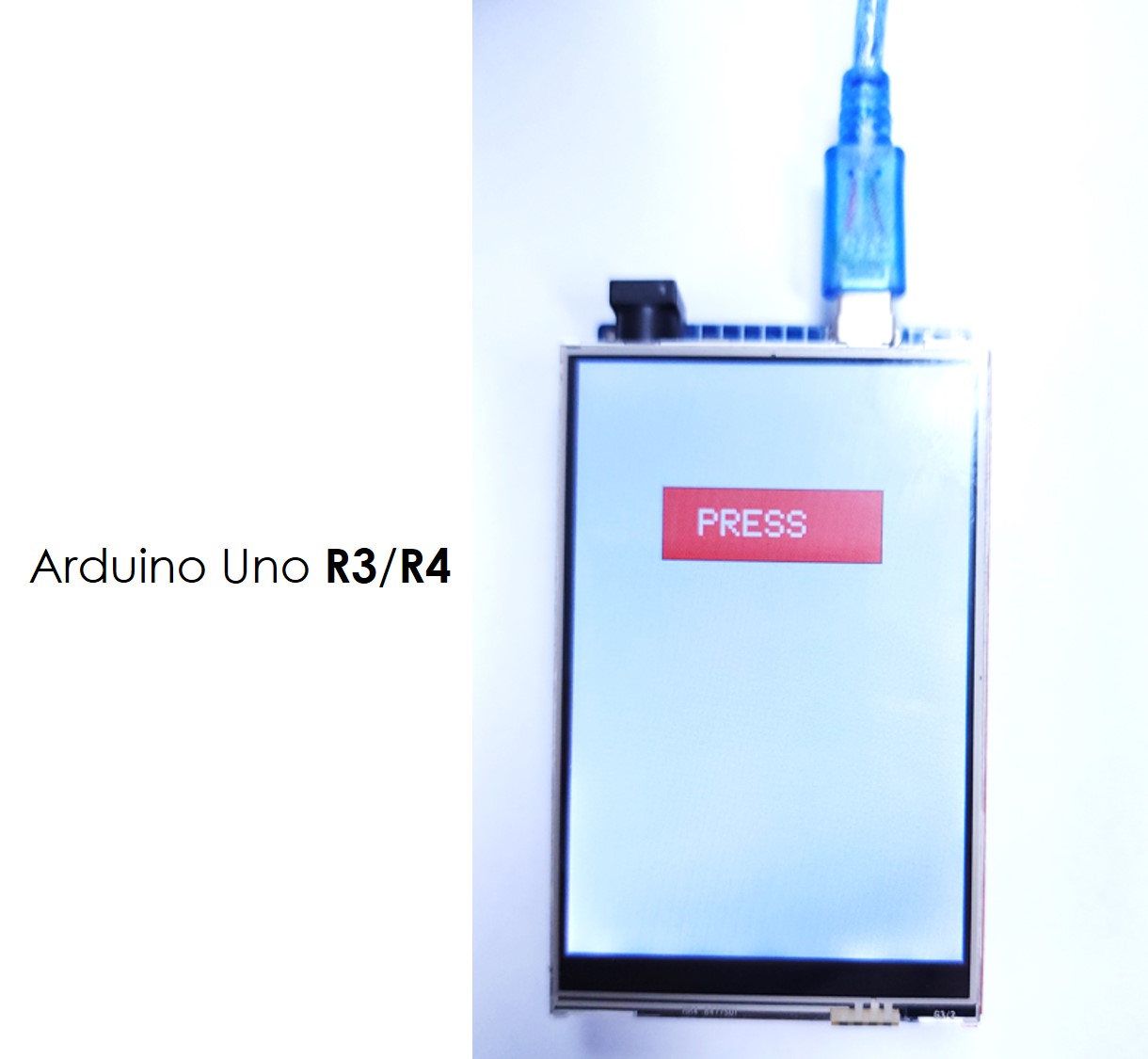 Arduino UNO R4 Touch Button pressed/released event on TFT LCD Touch display