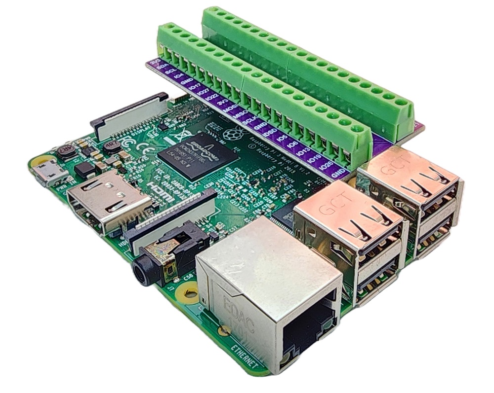 Raspberry Pi Schroevenklemaansluiting-Shield